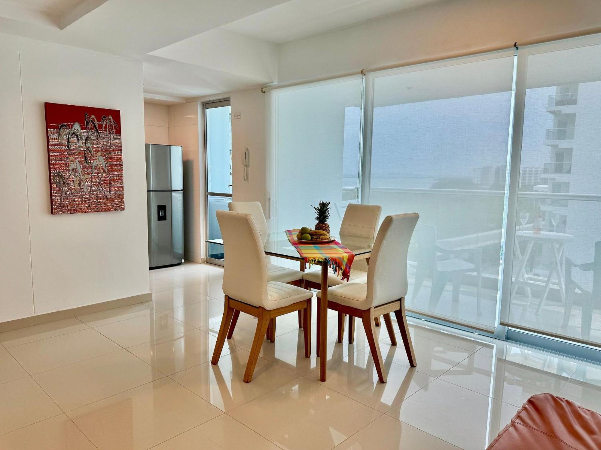 Apartamento 1 Morros. Vista Mar Y Salida Playa Cartagena